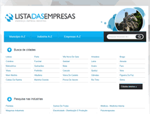 Tablet Screenshot of listadasempresas.com